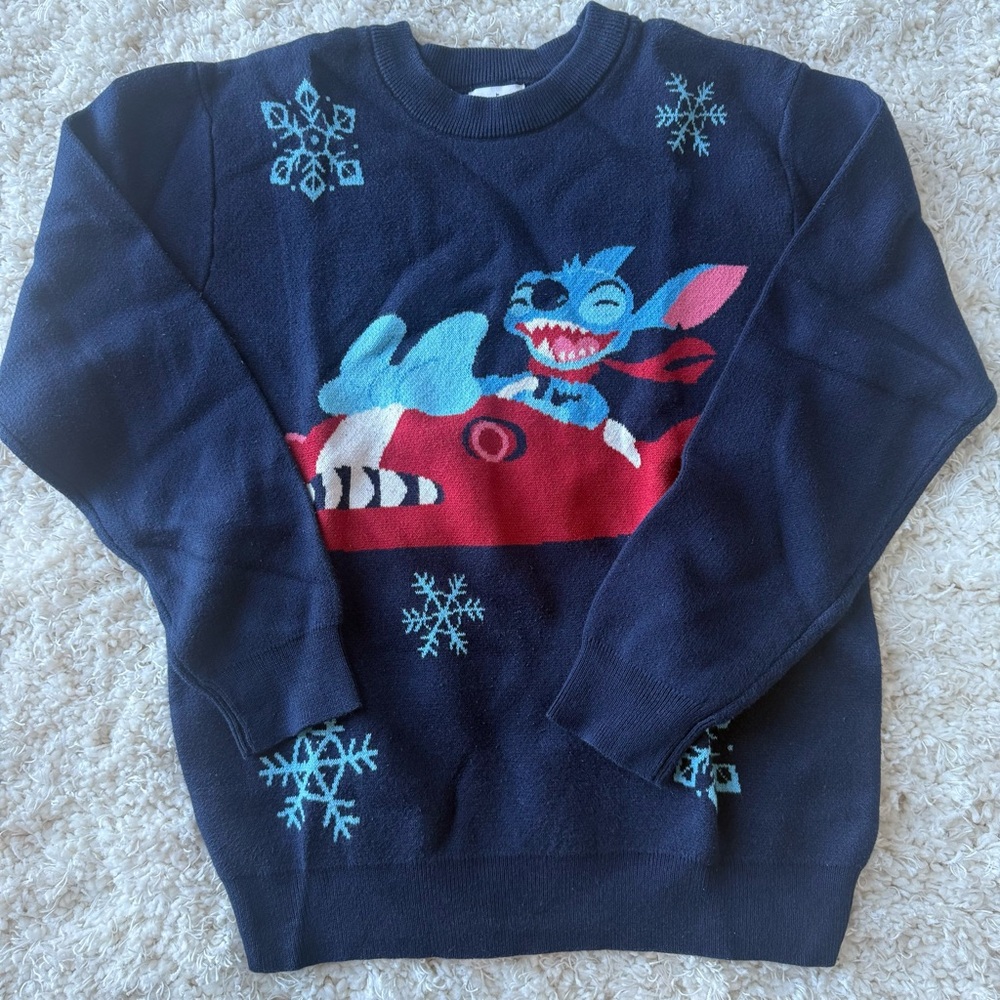 Disney Parks Winter Stitch Sweater
